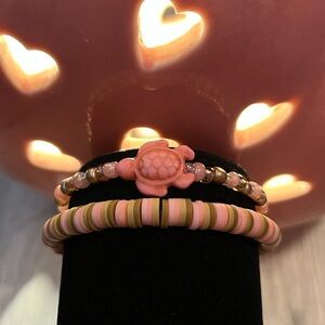 Turtle bracelet set🐢